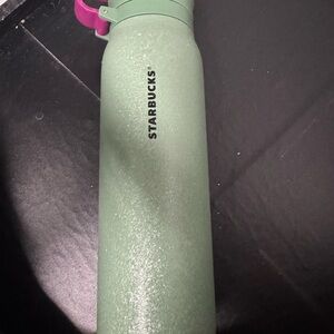 Starbucks Green and Pink Water Bottle
